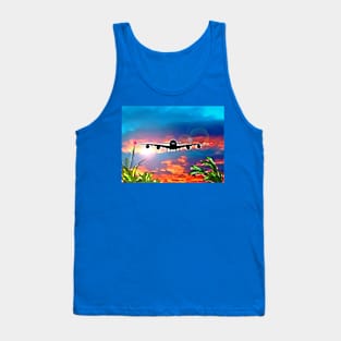 Airplane Landing Tank Top